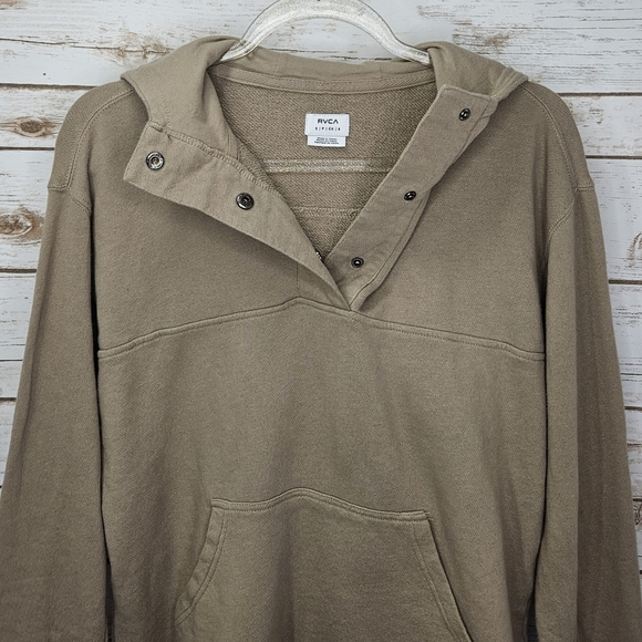 RVCA Cropped Relaxed Hoodie Size Small - Picture 6 of 7